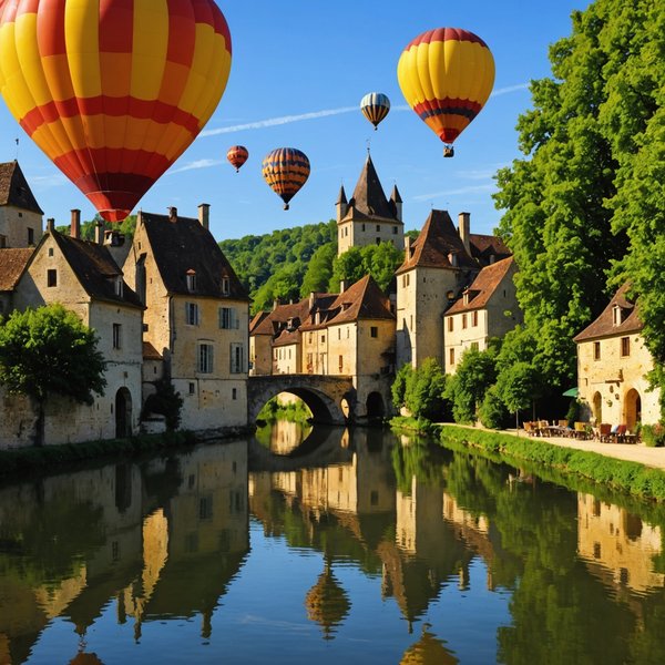 Comment organiser un séjour en Dordogne avec des ateliers de cuisine périgourdine et des balades en montgolfière?